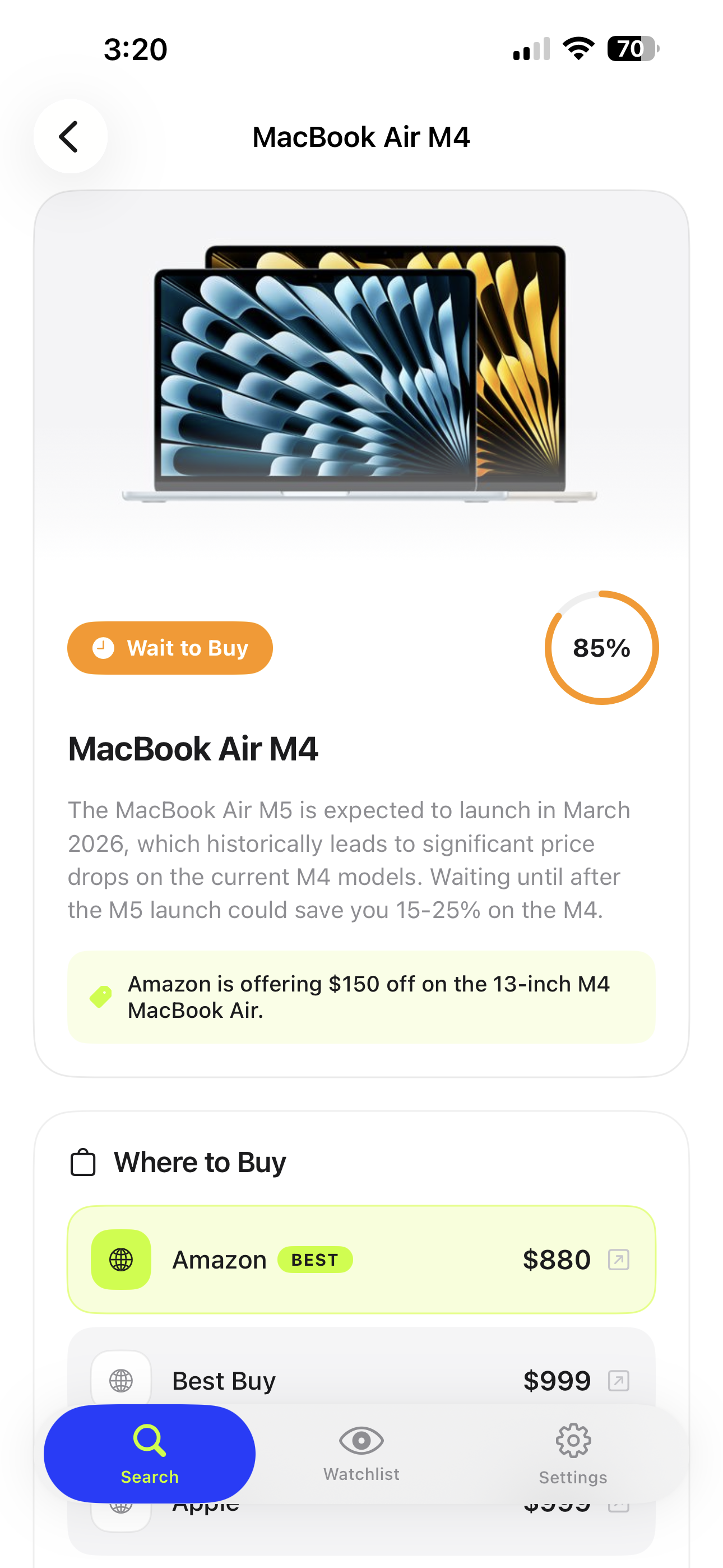 Savvit Verdict - AI-powered buy recommendation
